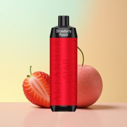 Al Fakher Crown Bar 8000 Crystal Maasikapung 600mAh 18ml nikotiin