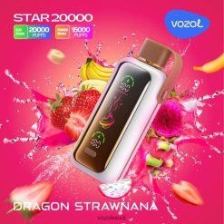VOZOL Vape Sale - draakon strawnana VOZOL STAR 20 000 FTL8008